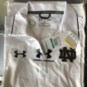 Under Armour (UA) Notre Dame short-sleeved shirt